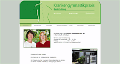 Desktop Screenshot of krankengymnastik-arheilgen.de